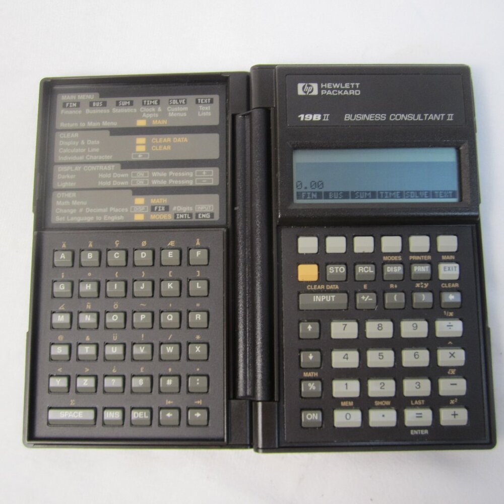HP 19B II 19BII Business Consultant II Calculator 1986